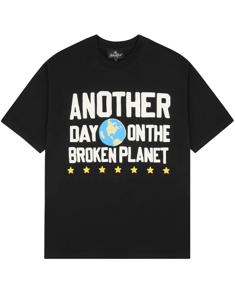 Broken Planet T-Shirt Another Day Midnight Black