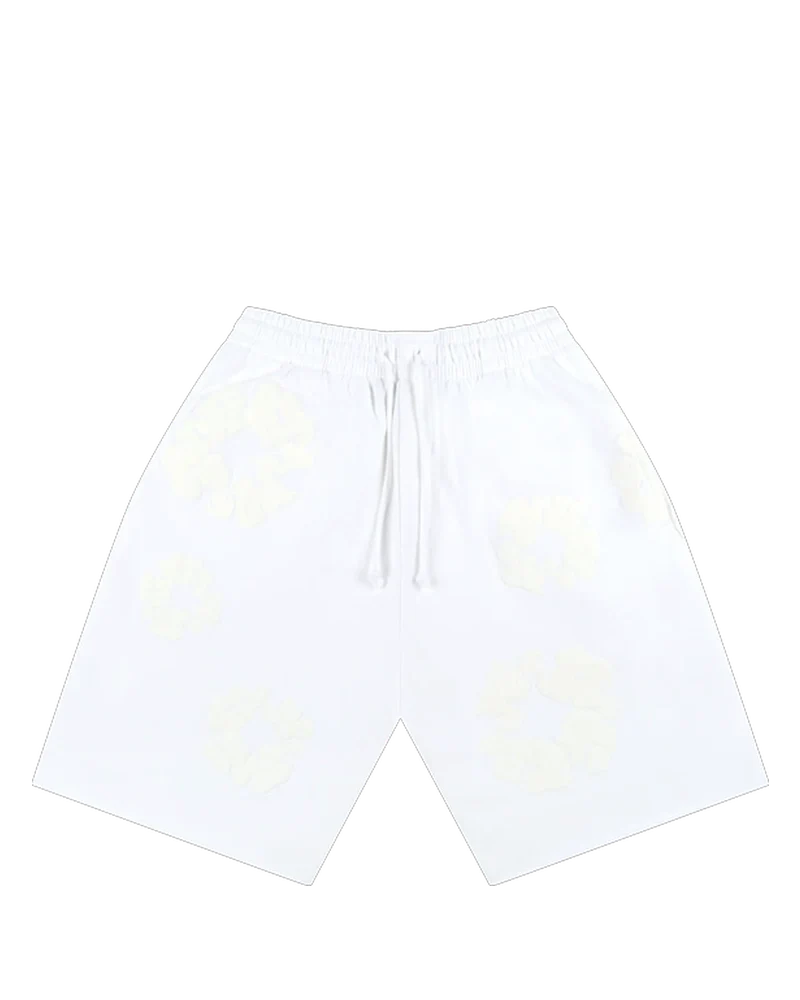 Denim Tears Short Mono Cotton Wreath White