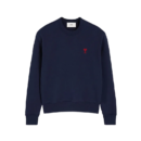 AMI Paris Crewneck Ami De Coeur Navy