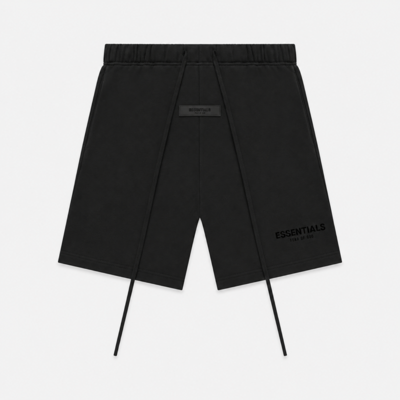 Fear of God Essentials (SS22) Shorts Black Stretch Limo