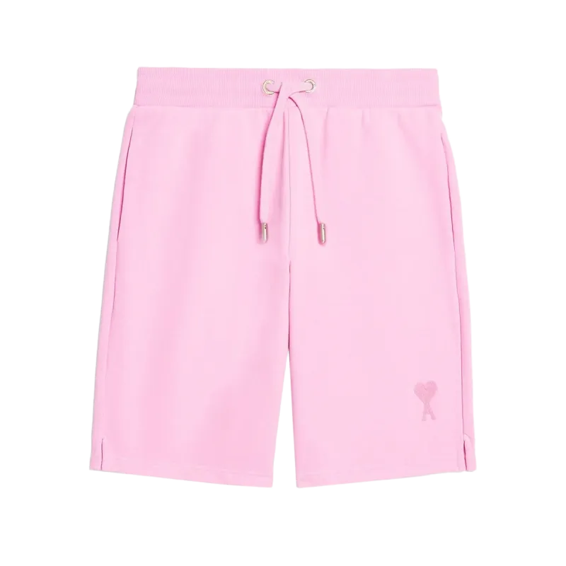 AMI Paris Short De Coeur Pink