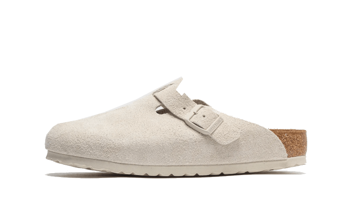 Birkenstock Boston Suede Antique White