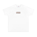 Supreme Burberry Box Logo Tee White