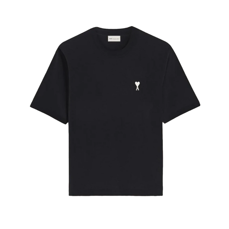 AMI Paris T-Shirt Place Des Victoires Black