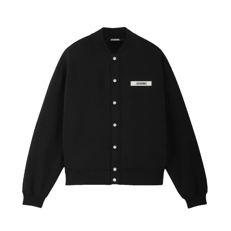 Jacquemus Le Cardigan Gros Grain Noir